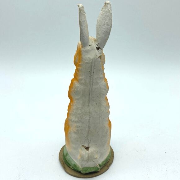 VINTAGE Bunny Rabbit Made in Germany Paper Mache composite1940s 5 inch - Picture 3 of 6